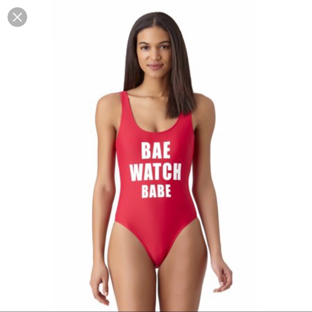 California Waves Bae-watch One Piece Swimsuit